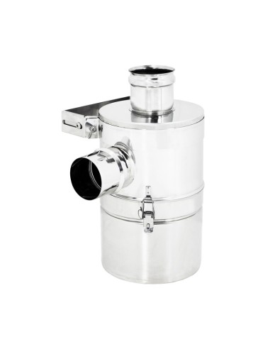 ABBATTITORE FUMI AD ACQUA INOX AISI 304 D  8 CM