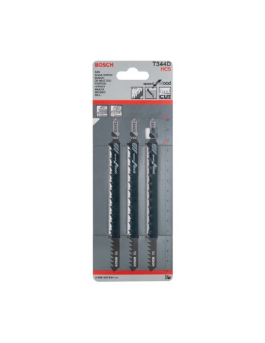 BOSCH-A 3 LAME T 344 D P/SEGHETTO ALTERNATIVO