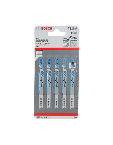 BOSCH-A 5 LAME T 118 A P/SEGHETTO ALTERNATIVO