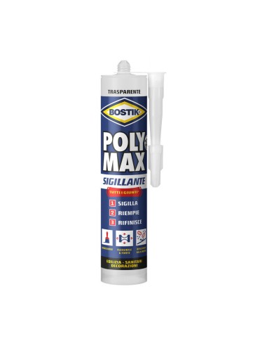 BOSTIK POLYMAX SIGILLANTE 280 ML TRASPARENTE CART