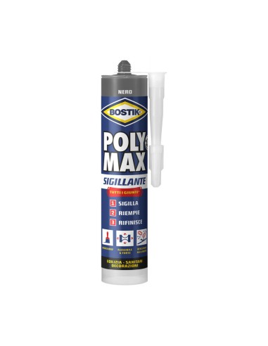 BOSTIK POLYMAX SIGILLANTE 280 ML NERO CARTUCCIA