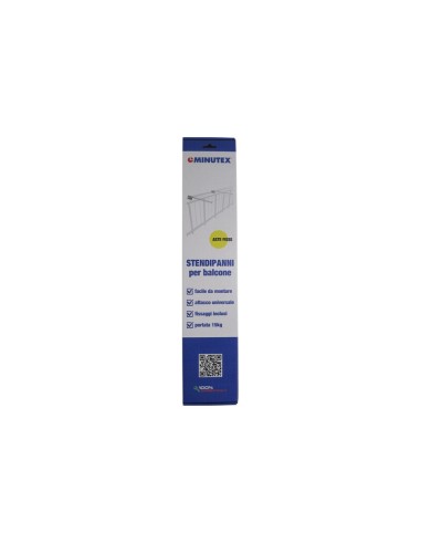 STENDIBIANCHERIA DA BALCONE ASTE FISSE CF 2 PZ
