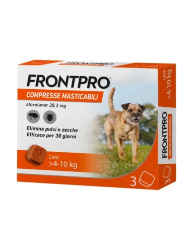 FRONTPRO COMPRESSA MASTICABILE CANI 4 -10 KG 3 PZ