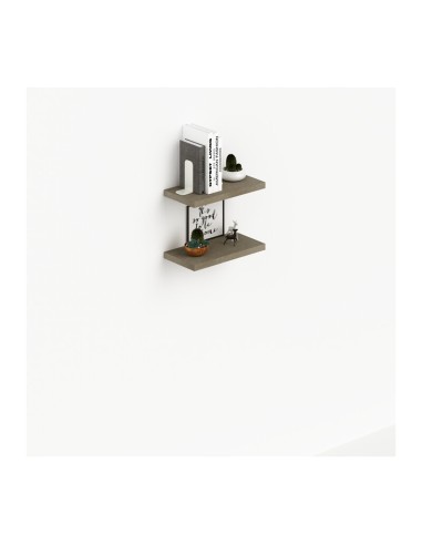 LAUNDRY COPPIA MENSOLE 45X23 CM ARGILLA