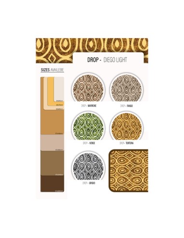TAPPETO CUCINA DROP 57X140 CM ASSORTITO