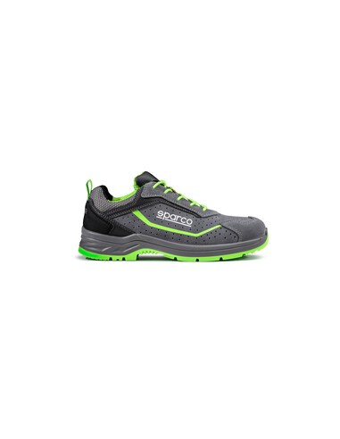 SPARCO SCARPE FELIX S1P GRIGIO VERDE FLUO N.39