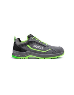 SPARCO SCARPE FELIX S1P GRIGIO VERDE FLUO N.40