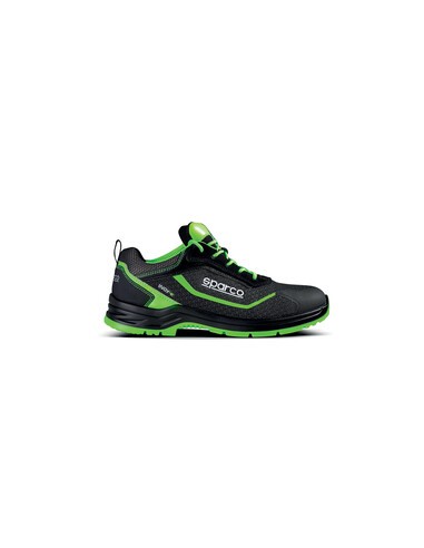 SPARCO SCARPE FORESTER S3 NERO VERDE FLUO N.37