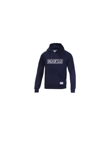 SPARCO FELPA HOODIE FRAME BLU MARINE TG S