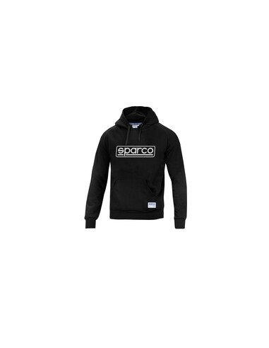 SPARCO FELPA HOODIE FRAME NERO TG S