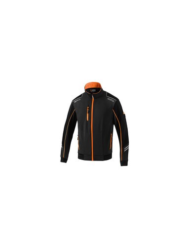 SPARCO GIUBBINO AUSTIN BLACK ORANGE TG S