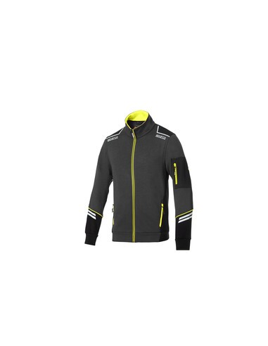 SPARCO FELPA ALABAMA GREY YELLOW TG M