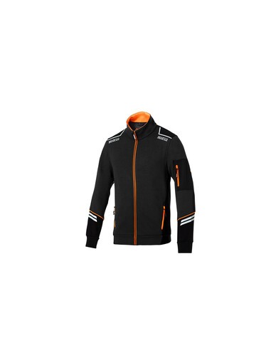 SPARCO FELPA ALABAMA BLACK ORANGE TG XXL