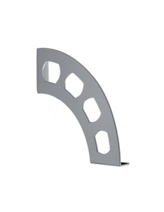 REGGIMENSOLA BOOMERANG 180X190 MM ARGENTO