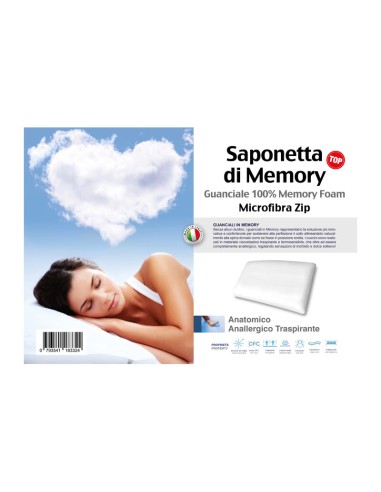 GUANCIALE MEMORY FOAM SAPONETTA H.15