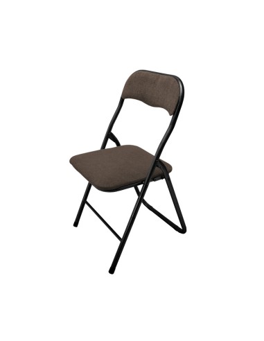 SEDIA PIEGHEVOLE POLO TESSUTO MARRONE 25