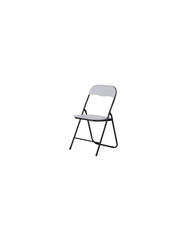 SEDIA PIEGHEVOLE POLO NERO/BIANCO