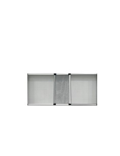 C ZANZARIERA ESTENS C/SPAZZ H50X70/132 SILVER