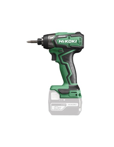 HIKOKI AVVITATORE IMPULSI WH18DD 18V 1/4 140 NM BRUSH SOLO CORPO