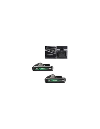 HIKOKI PACK BATTERIA UC18YFSLWEZ 18V 2X4AH+CARIC