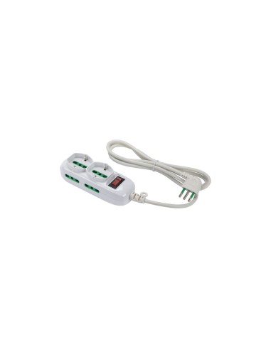 FME 474144 MULTIPRESA 4P BIP+2BIP/SCHUKO SPINA 10A