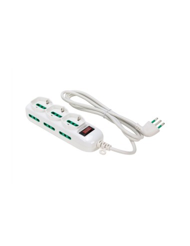 FME 474164 MULTIPRESA 6P BIP+3BIP/SCHUKO SPINA 10A