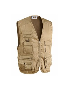 GILET STAR BEIGE TG. L