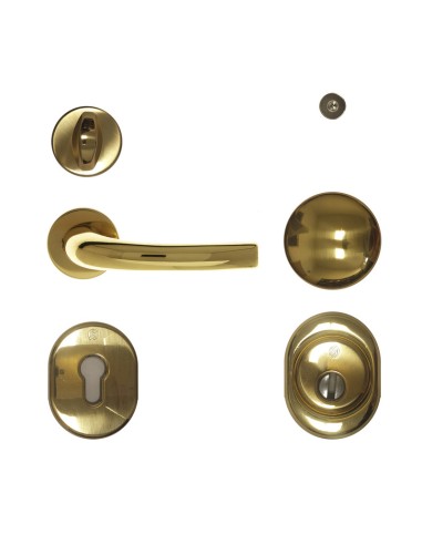 C KIT ACCESSORI OTTONE P/PORTA BLINDATA CIL EUROP