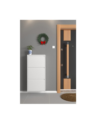 SCARPIERA 3A METALLO CM 50X15X104 BIANCO