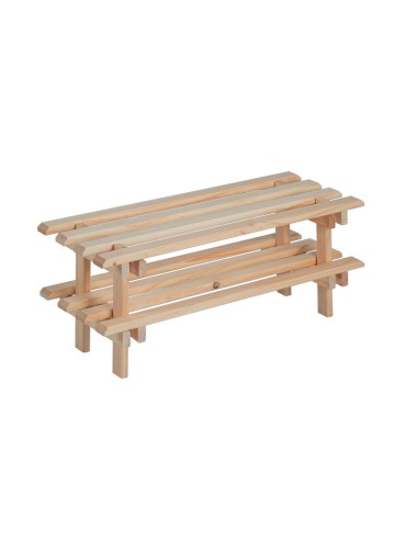 PORTASCARPE COMPONIBILE IN PINO CM 75X25,9X30 H