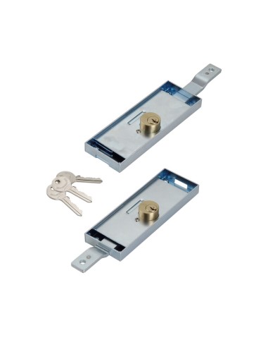 SERRATURA 2285 P/SERRANDA C/CIL TONDO DX E SX SECUREMME