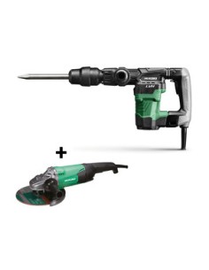 HIKOKI MARTELLO DEMOLITORE H41MB2 + SMERIGL G23ST