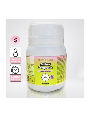 LARVICIDA ZANZARE COMPRESSE 50PZ