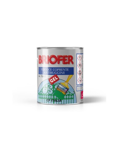 SMALTO BRIOFER ANTIRUGGINE GEL  0,75L NOCE