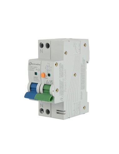INTERRUTTORE DIFFER.MAGNETOTERMICO 25A 30MA A-C