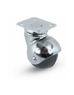 BL RUOTA MOBILE D 40 MM A CUFFIA 165 PIASTRA 2 PZ