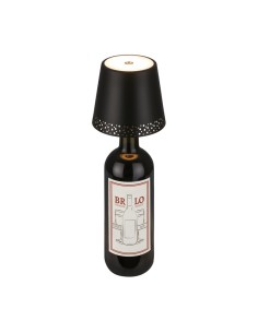 LAMPADA FLASKA P/MONTAGGIO SU BOTTIGLIA NERO