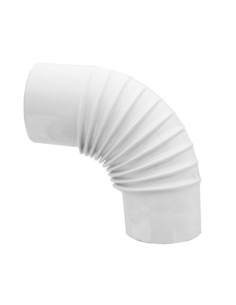 GOMITO P/STUFA 90 D 15 CM BIANCO