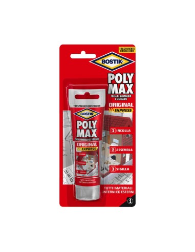 BOSTIK POLYMAX ORIGINAL  75 G CRISTAL BLISTER