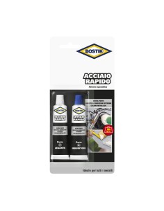 BOSTIK ACCIAIO RAPIDO 30 G BLISTER