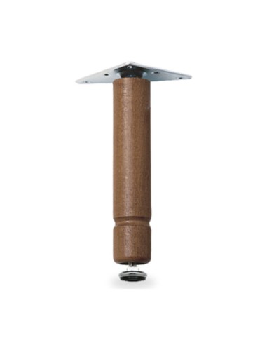 BL PIEDINO REGOLABILE LEGNO 100 MM NOCE 4 PZ