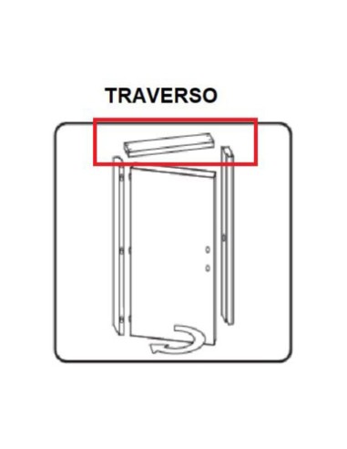 R TRAVERSO BATTENTE PORTA MICROTEC CILIEG 210X80