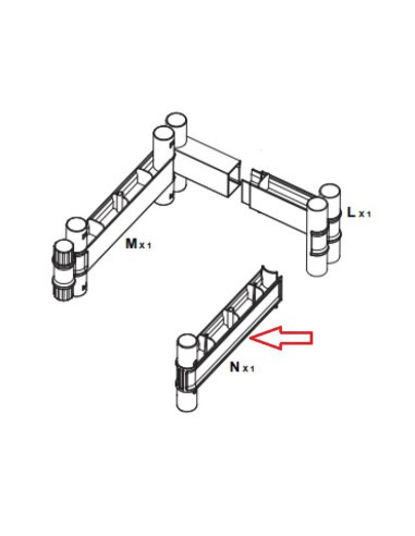 R CINTURA N X ARMADIO TERRY WAVE 1A 35X44X181H T/P 2350RUW