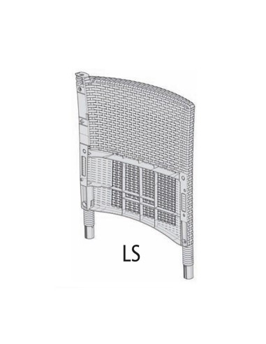 R FIANCO LS X ALLIBERT/KETER SET IOWA BALCONY CAPPUCC.