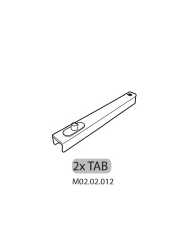 R 2XTAB M02.02.012 X ARMADIO SPOGLIATOIO RESINA A 1 POSTO IN KIT C/SERRAT