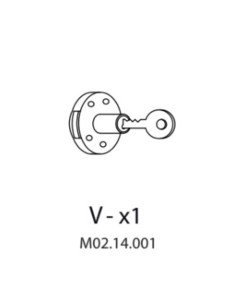 R V-x1 M02.14.001 X ARMADIO SPOGLIATOIO RESINA A 1 POSTO IN KIT C/SERRAT