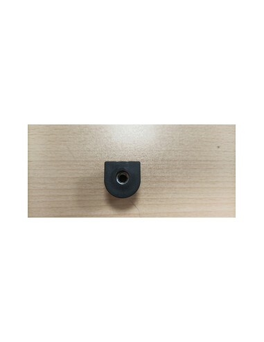 R PIEDINO PER STUFA AEREA HEXAGON/TEPORUS LBH NERO