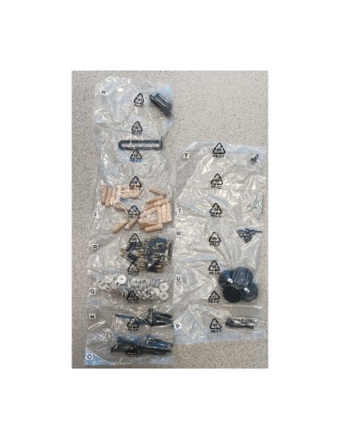 R KIT MONTAGGIO X INDUSTRIAL LIBRERIA METAL/QUERCIA 60X30X180 CM