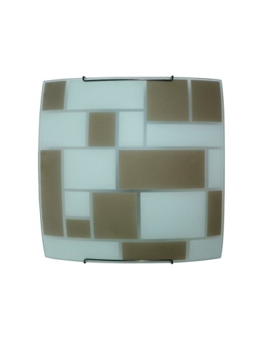PLAFONIERA DORA D 30 CM 1 LUCE E27 F ACC BCO-MA