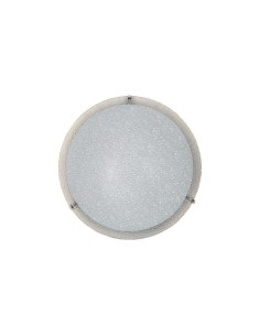 PLAFONIERA GAIA D 30 CM 1 LUCE E27 B/CO GRANIGLIA